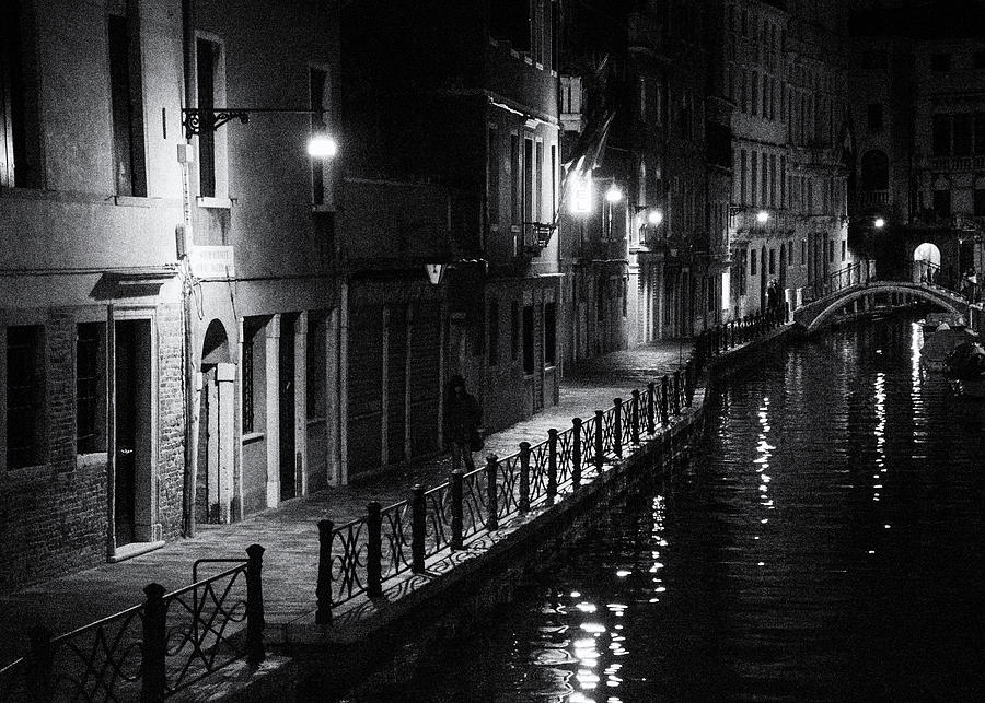 Night in Venice Photograph by Frank Andree | Fine Art America