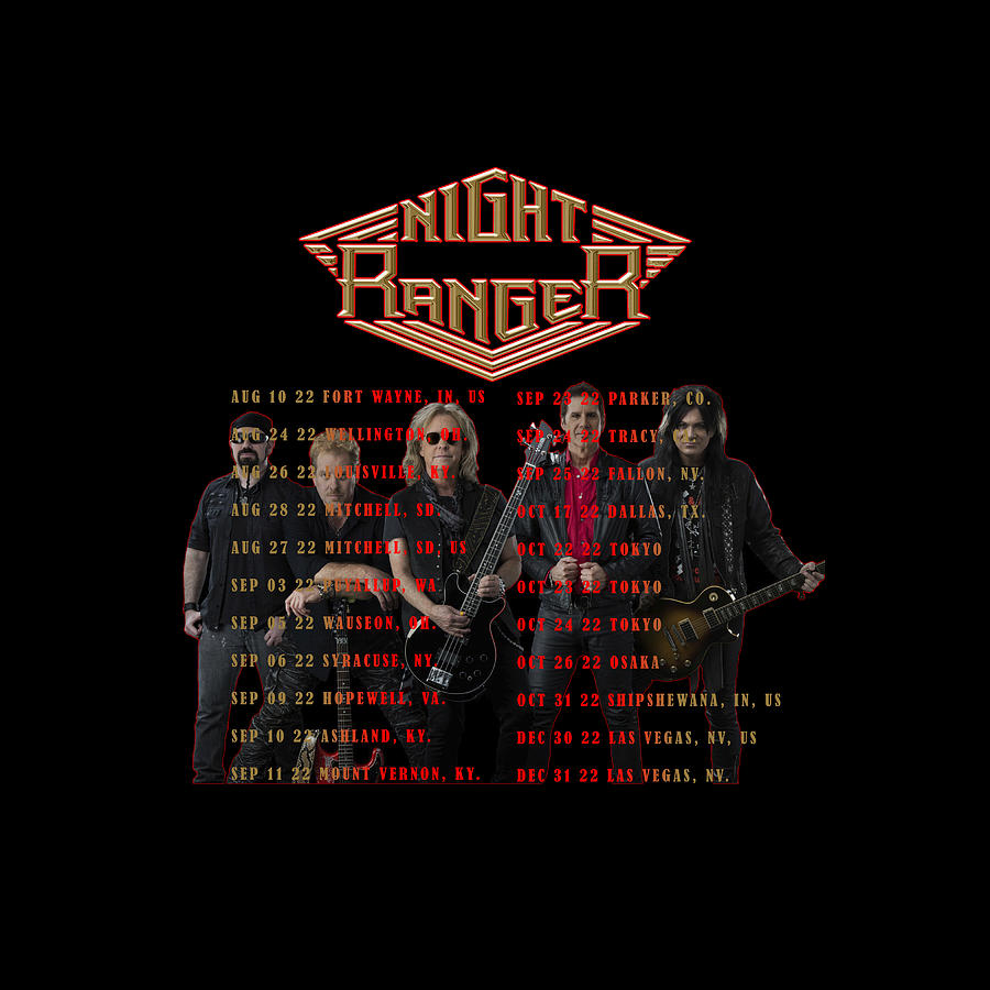 Night Ranger Tour 2022 Digital Art by Nick St clair Fine Art America