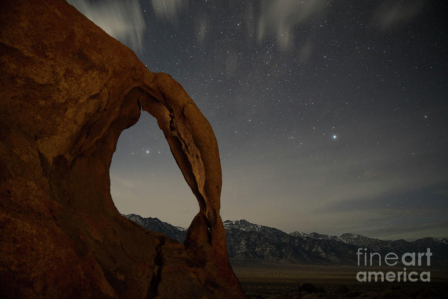 Night Sky At Cyclops Arch #1 Photograph by Keith Kapple