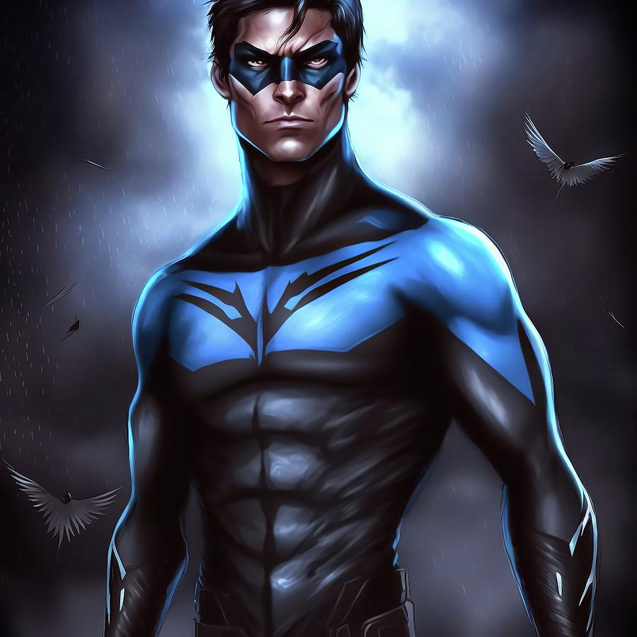 Nightwing Digital Art by Creationistlife - Pixels