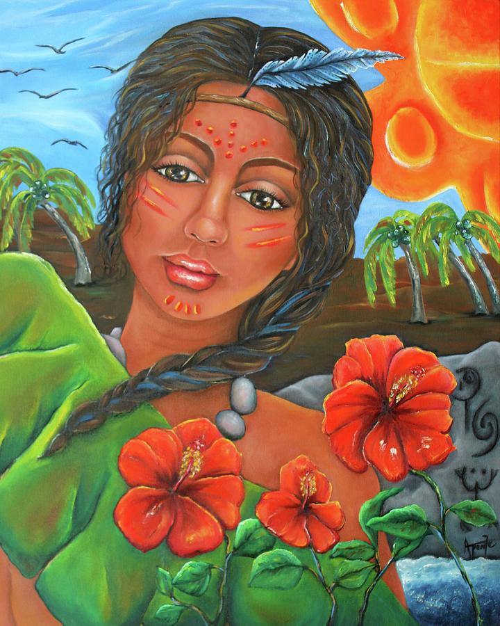 Taina Painting - Nina Taina #1 by Janice Aponte