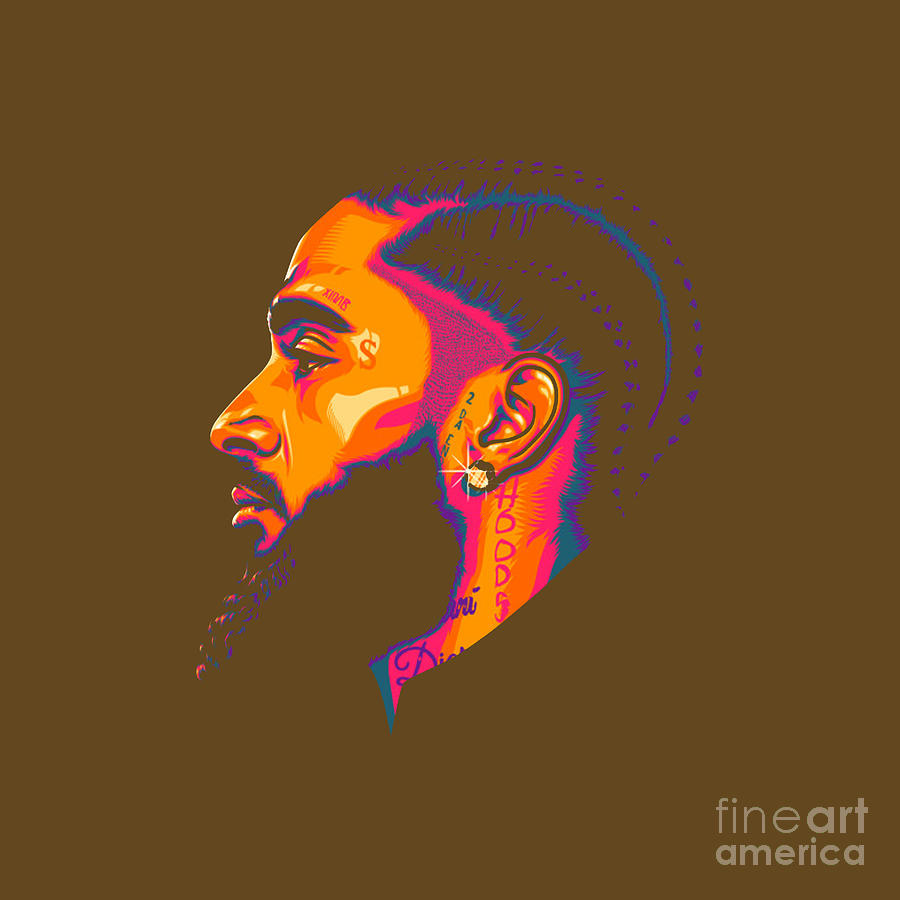 Nipsey Hussle Drawing by Shakila Mayasari