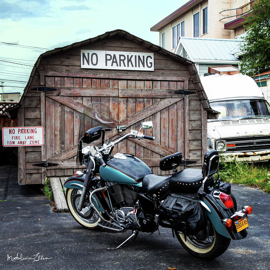 Car Photograph - No Parking #1 by Madeline Ellis
