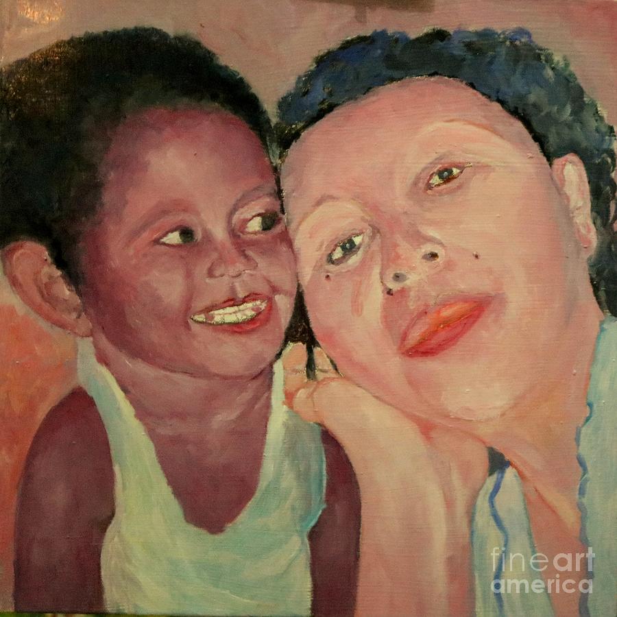 No Racial Differences #1 Painting by Jason Sentuf