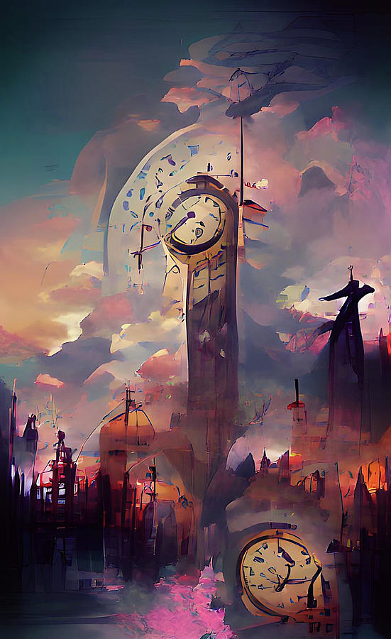 No More Time Digital Art by Richard Reeve