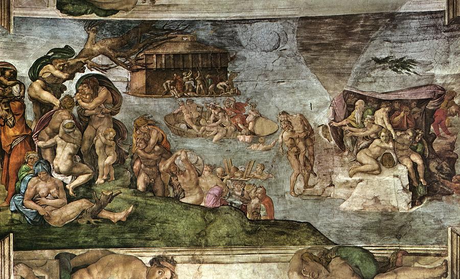 Noah's Drunkenness Painting by Michelangelo - Fine Art America