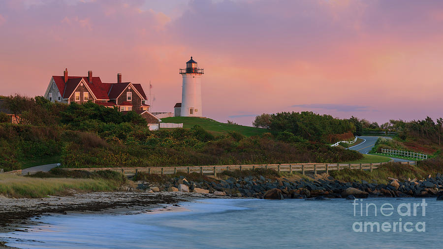 Nobska Lighthouse, Cape Cod, Massachusetts #1 Photograph by Henk Meijer Photography