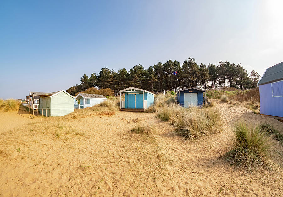 Norfolk beach huts #1 Photograph by Chris Yaxley