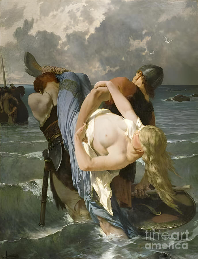 Norman Pirates in the 9th Century by Evariste-Vital Luminais Painting by Sapiens Verbum Norman Pirates in the 9th Century by Evariste-Vital Luminais Painting by Sapiens Verbum