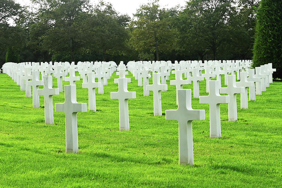 Normandy American Cemetery Photograph By Gwen Juarez - Fine Art America