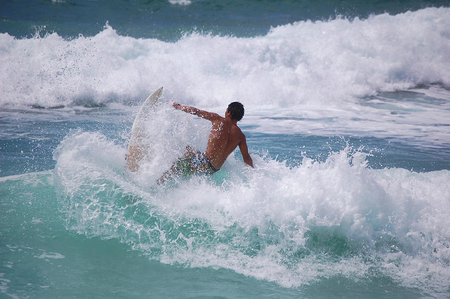 North Shore Hawaiian Surfer #2 Photograph by Matthew DeGrushe