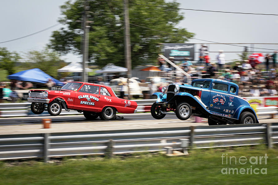 Nostalgia Drag Racing #1 Photograph by Dennis Hedberg