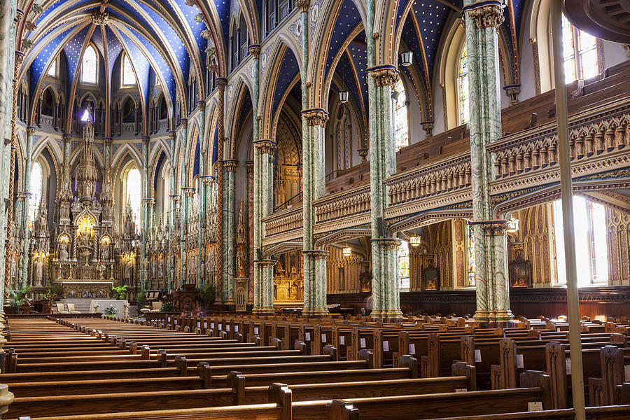 Notre Dame Cathedral Basilica in Ottawa #1 Photograph by Henryk Sadura