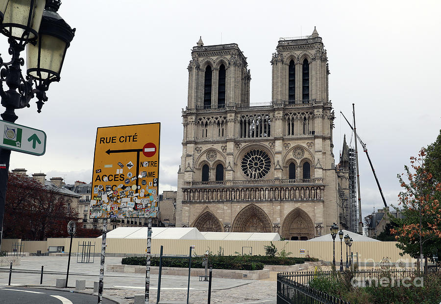 Notre Dame Cathedral Rebuilding #1 Photograph by Steven Spak