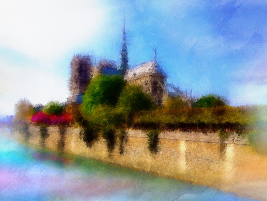 Notre Dame de Paris #1 Digital Art by Jerzy Czyz