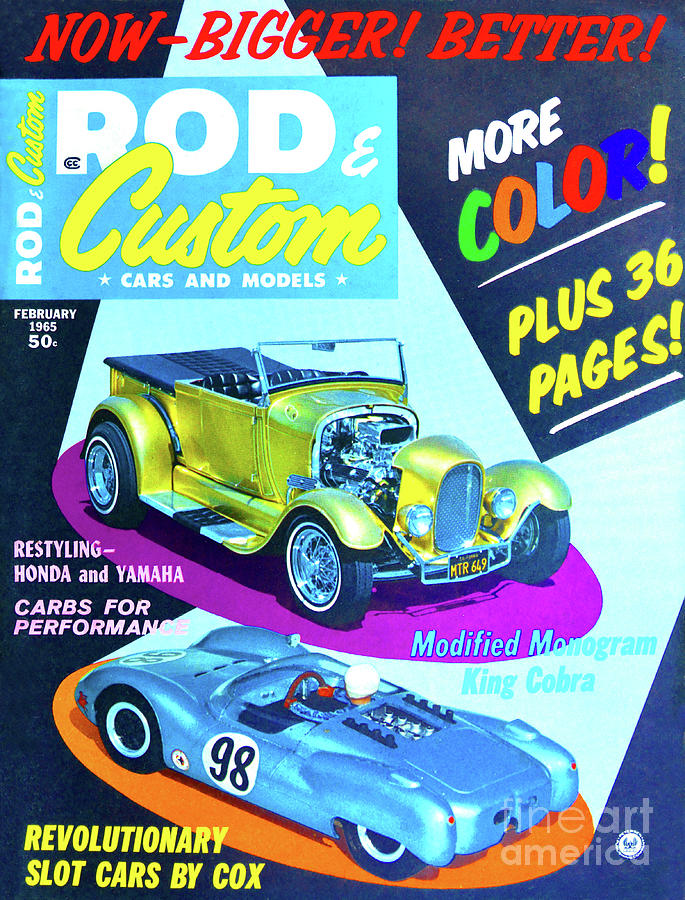 Feb 1965 Rod and Custom magazine Photograph by David Lee Thompson