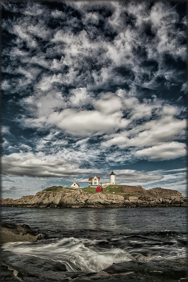Nubble Lighthouse #1 Photograph by Erika Fawcett