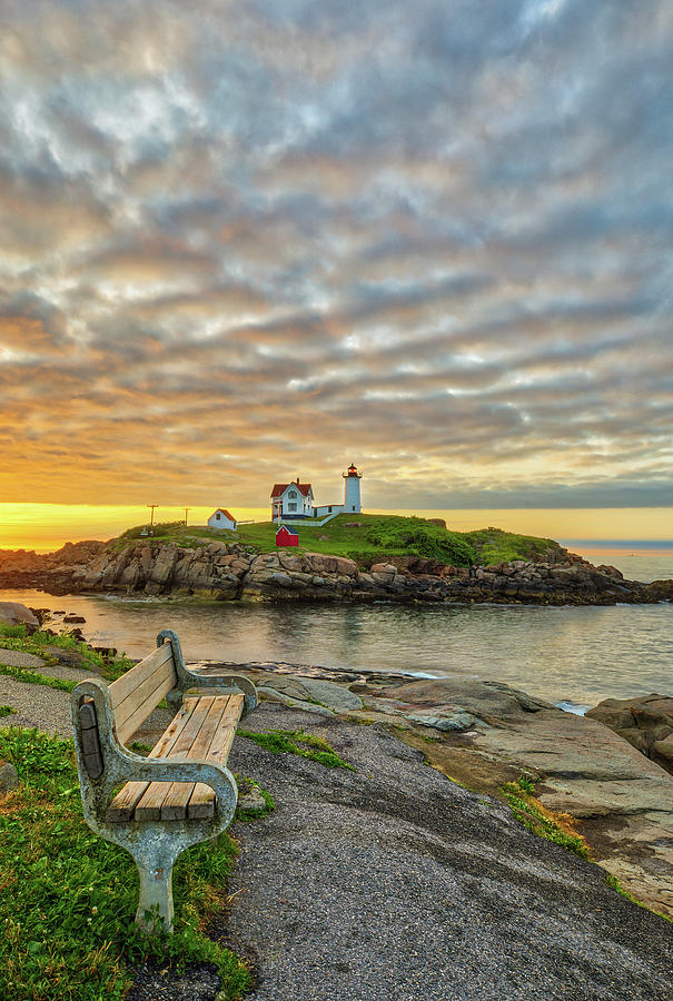Nubble Lighthouse #2 Photograph by Juergen Roth