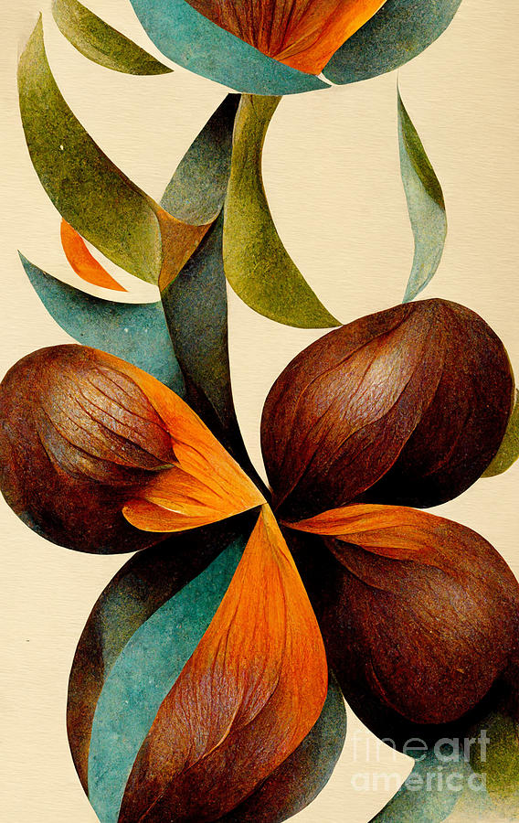 Fall Digital Art - Nuts #1 by Sabantha