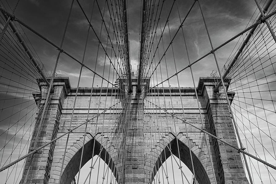 NYC  Brooklyn Bridge Sunrise #1 Photograph by Susan Candelario