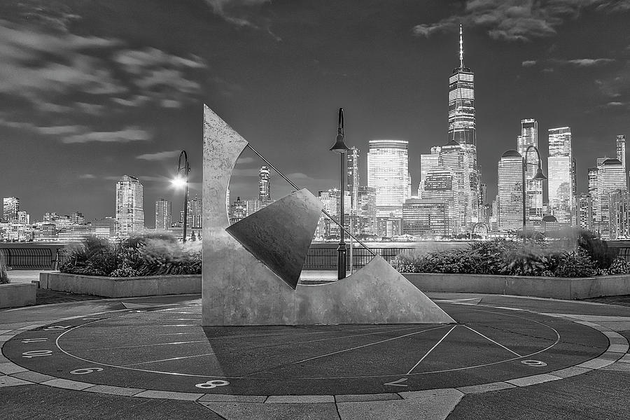 NYC Skyline And Sundial #1 Photograph by Susan Candelario