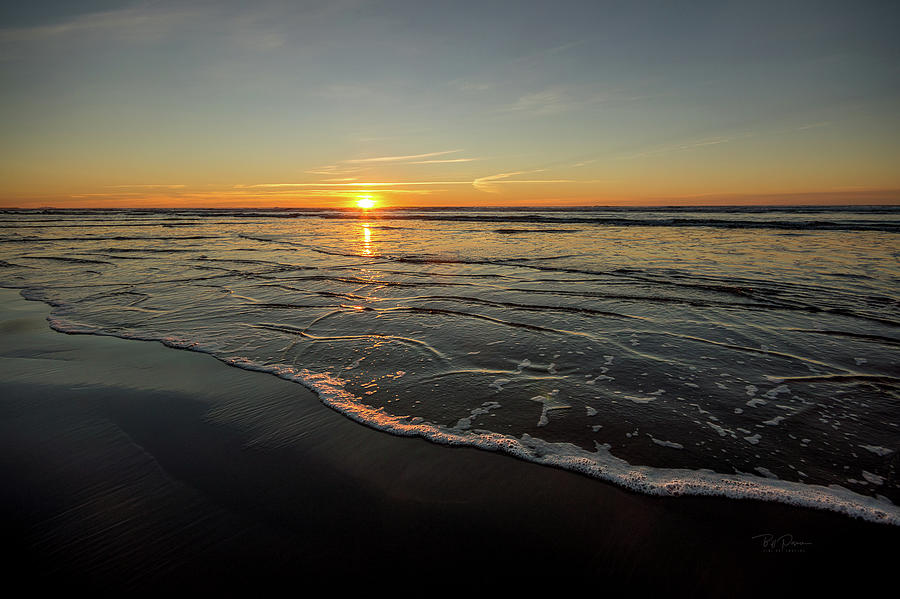 Nye Beach Sunset #1 Photograph by Bill Posner