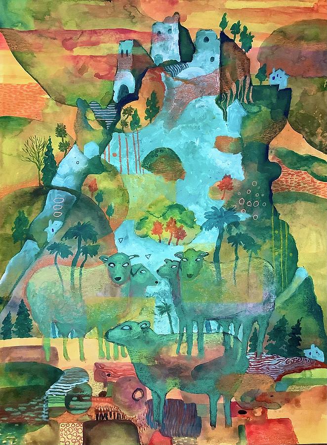 Oasis #1 Mixed Media by James Huntley