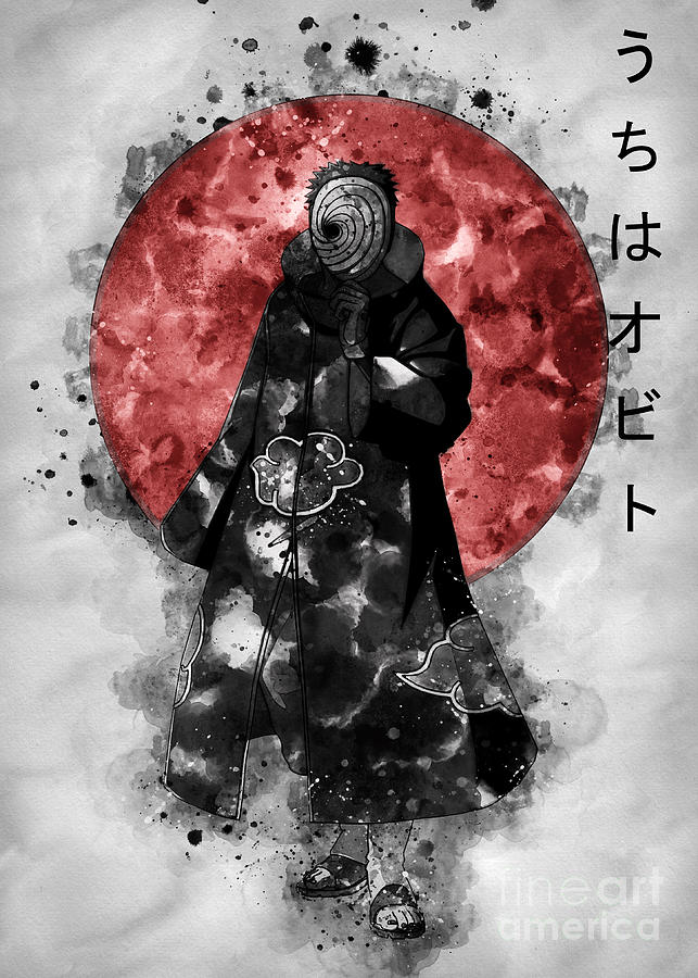 This is Uchiha Obito from Naruto.  Naruto sketch, Naruto drawings, Anime  sketch