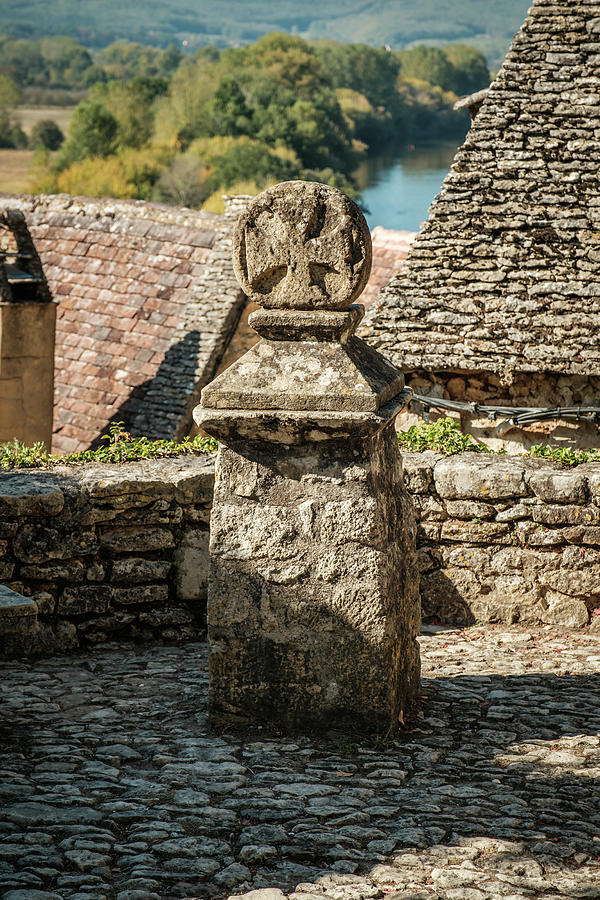 Occitan Cross in Beynac-et-Cazenac in France #1 Photograph by Jon ...