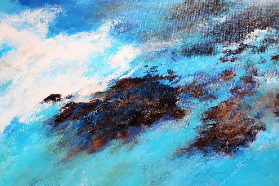 Ocean Scene 3 Painting by M Diane Bonaparte