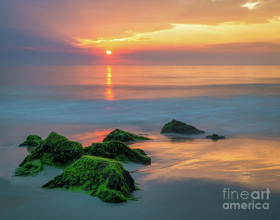 Ocean sunrise #1 Photograph by Izet Kapetanovic