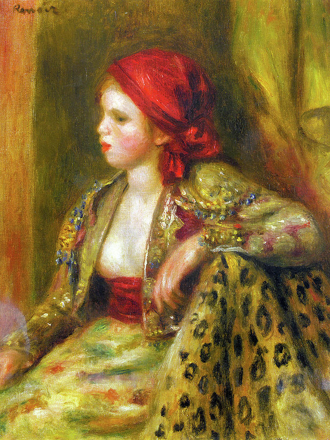 Odalisque Painting by Pierre-Auguste Renoir - Fine Art America