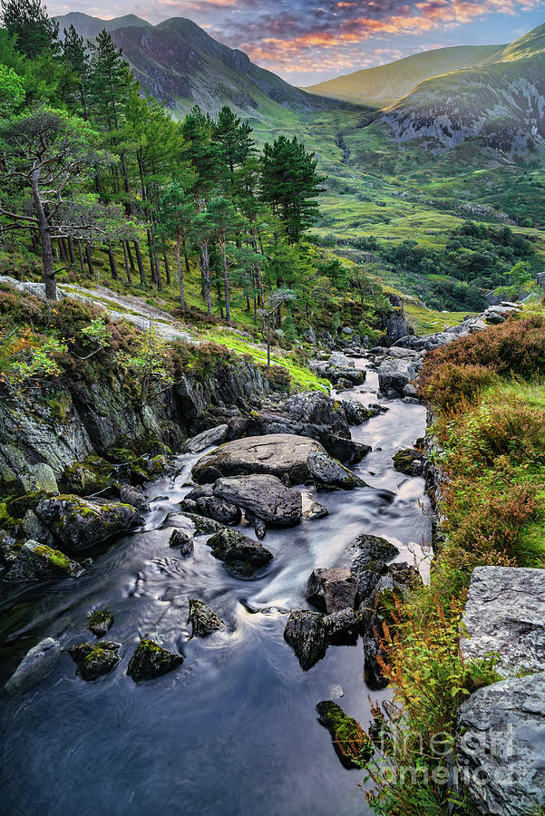 Snowdonia National Park Photograph - Ogwen River Snowdonia  #1 by Adrian Evans