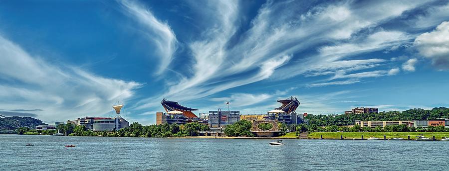 Pittsburgh Steelers Photograph - Ohio River View of Heinz Field - Home of the Pittsburgh Steelers #1 by Mountain Dreams
