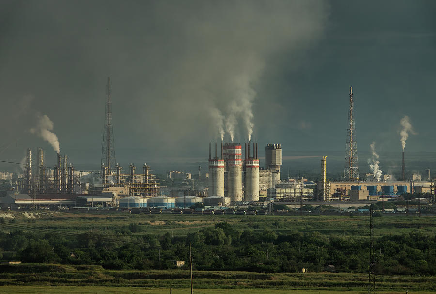 Oil and gas refinery plant #1 Photograph by Mikhail Kokhanchikov