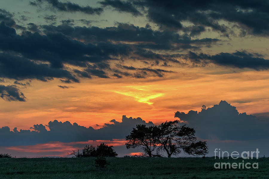 Oklahoma Sunset #3 Photograph by Richard Smith
