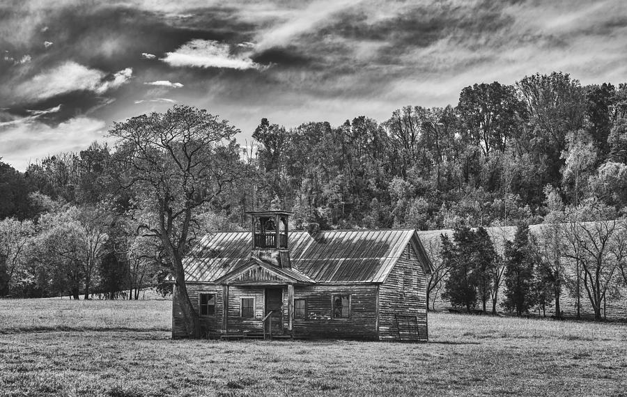 Fall Photograph - Old Abandoned One-Room Schoolhouse #1 by Mountain Dreams