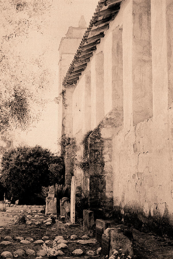 Old Carmel Mission Cemetery Photograph by Paul W Faust - Impressions of Light