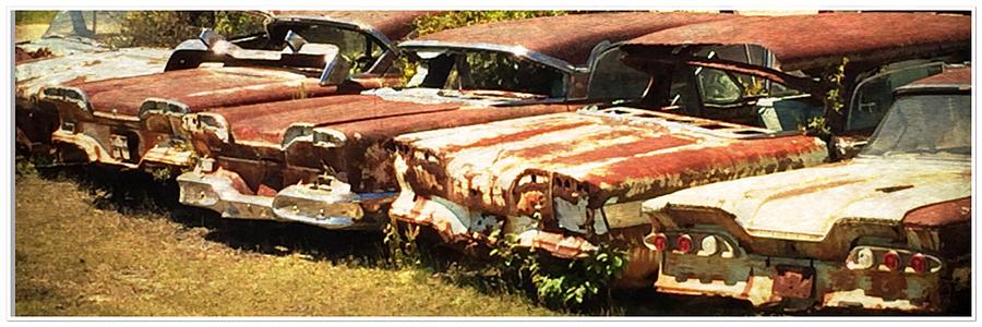 Old Cars #2 Photograph by Forrest Fortier