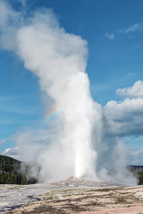 Old Faithful Eruption Photograph By Patrick Barron - Pixels