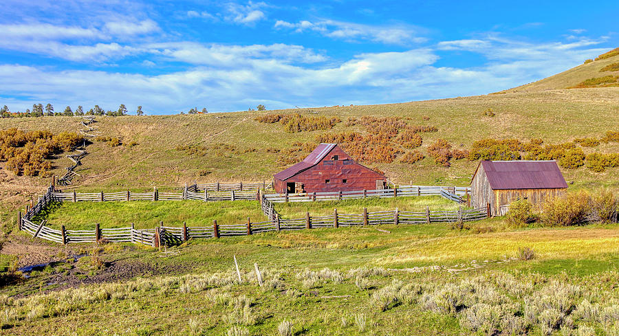 Old Red Barn In Colorado #2 Photograph by James Steele
