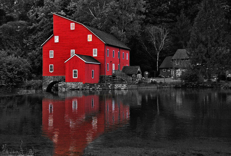 Old Red Mill - Clinton, New Jersey Photograph by Ben Prepelka