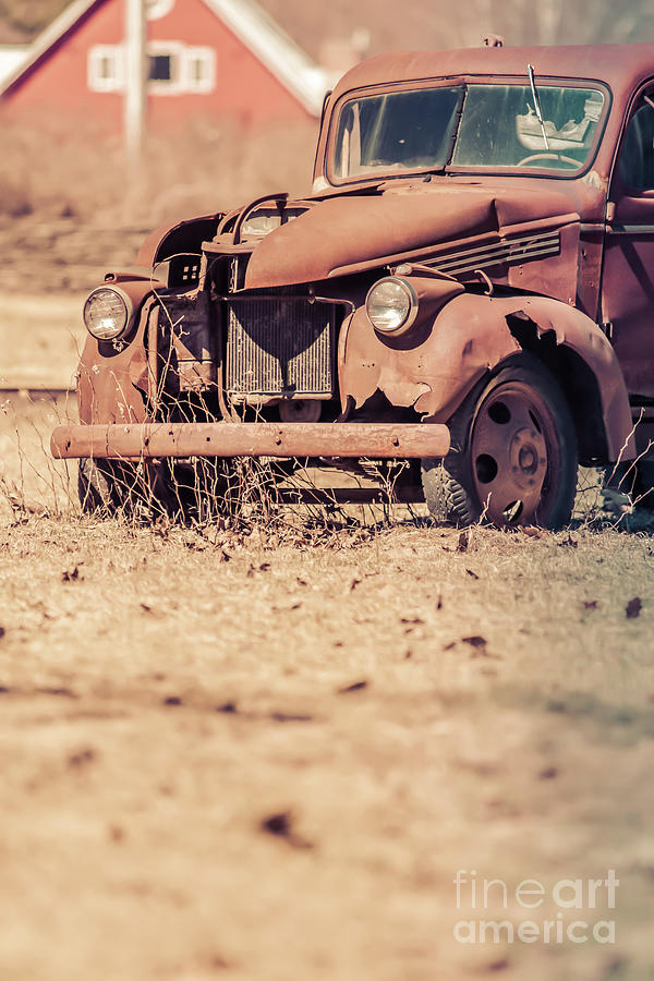 Old Rusty Truck #1 Photograph by Edward Fielding