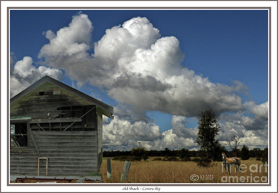 Old Shack - Cowra Sky #1 Photograph by Klaus Jaritz