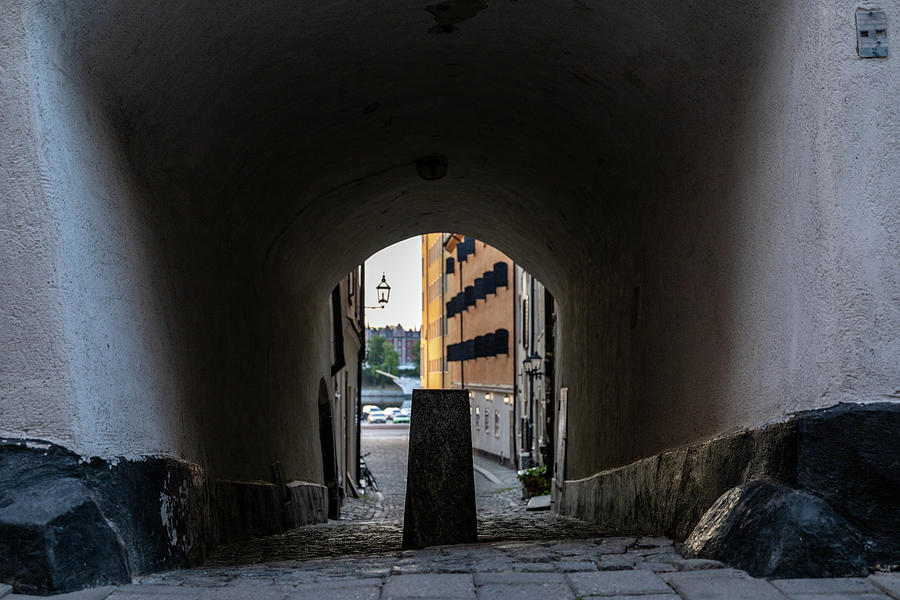 Old town alley Stockholm #2 Photograph by Alexander Farnsworth