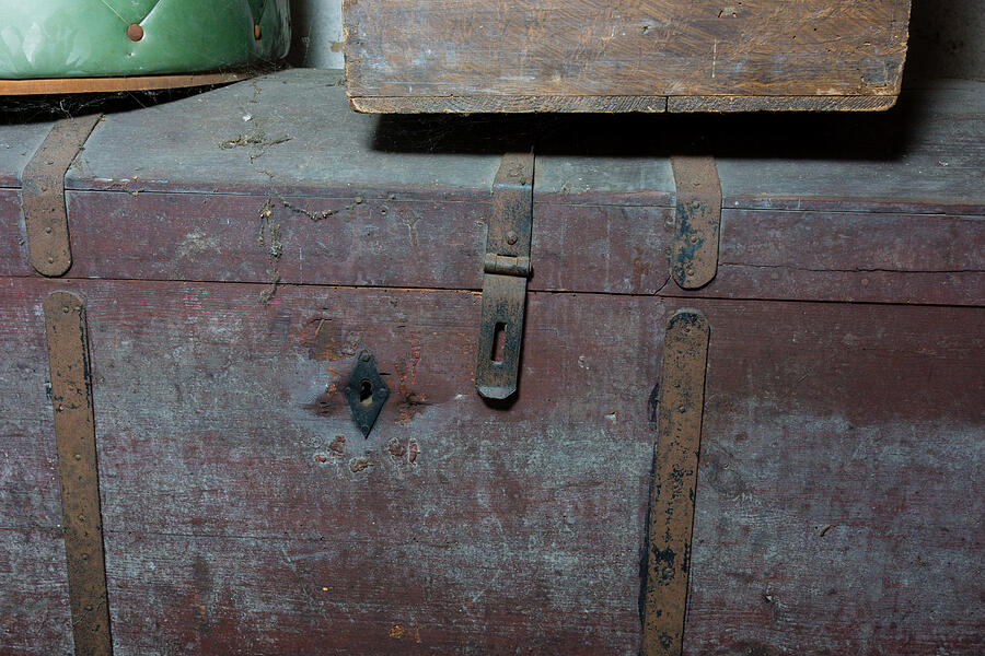 Old wooden chest #1 Photograph by SKatzenberger