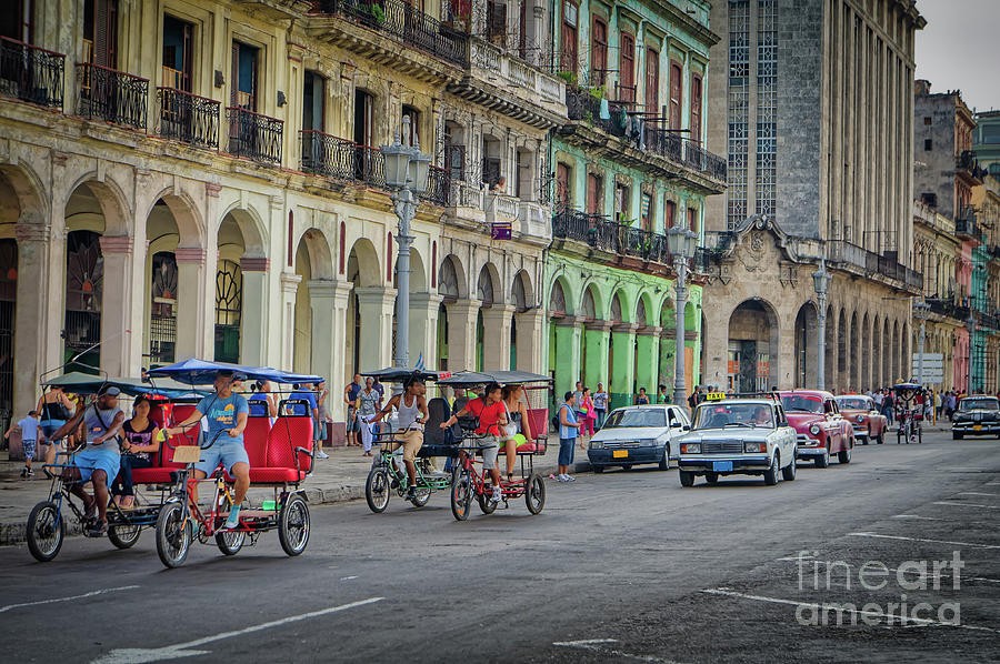 Old worn out flats in Havana, Cuba Photograph by Frank Bach - Fine Art ...