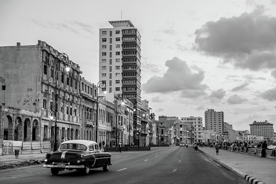 On the Malecons road. Havana. Cuba #2 Photograph by Lie Yim
