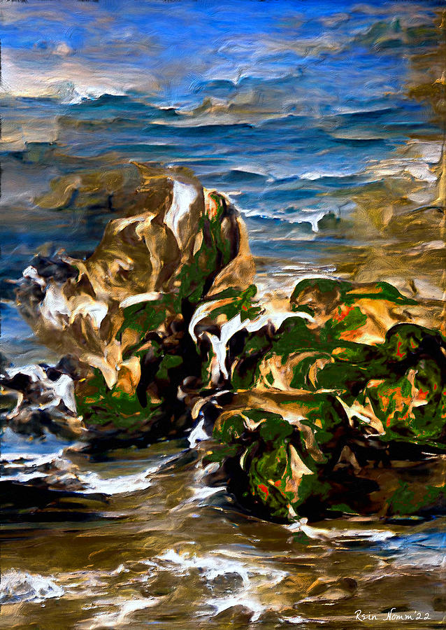Life On the Rocks #1 Painting by Rein Nomm