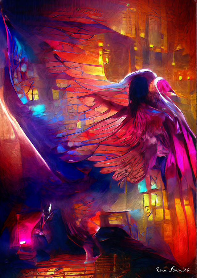 On the Wings of Imagination #1 Digital Art by Rein Nomm